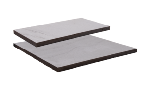 Pangaea® Natural Stone – TreadStone™ Paver, Brook Textured (en haut : 12 po x 24 po, en dessous : 24 po x 24 po)