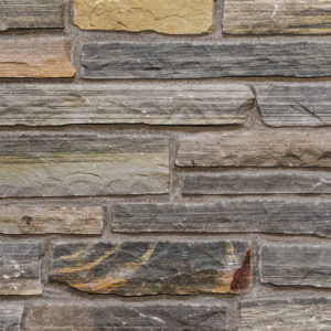 Pangaea® Natural Stone – Ledgestone, Copper Canyon avec demi pouce joints de mortier