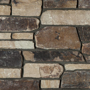 Pangaea® Natural Stone – Quarry Ledgestone®, Coyote avec demi pouce joints de mortier