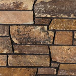 Pangaea® Natural Stone – Quarry Ledgestone®, Mesa avec demi pouce joints de mortier