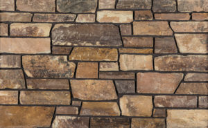 Pangaea® Natural Stone – Quarry Ledgestone®, Mesa avec demi pouce joints de mortier