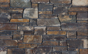 Pangaea® Natural Stone – Quarry Ledgestone®, Thunder Ridge avec demi pouce joints de mortier