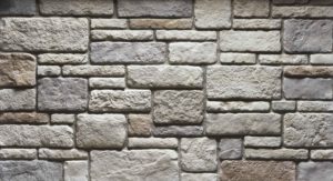 Cultured Stone® - Sculpted Ashlar, Echo Ridge® avec demi pouce joints de mortier