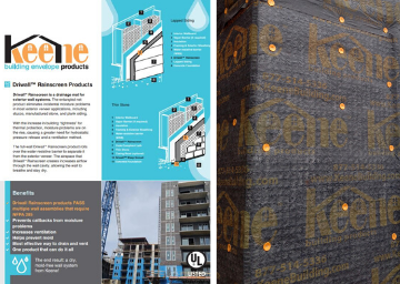 Keene™ Building Products Brochures Installation Information