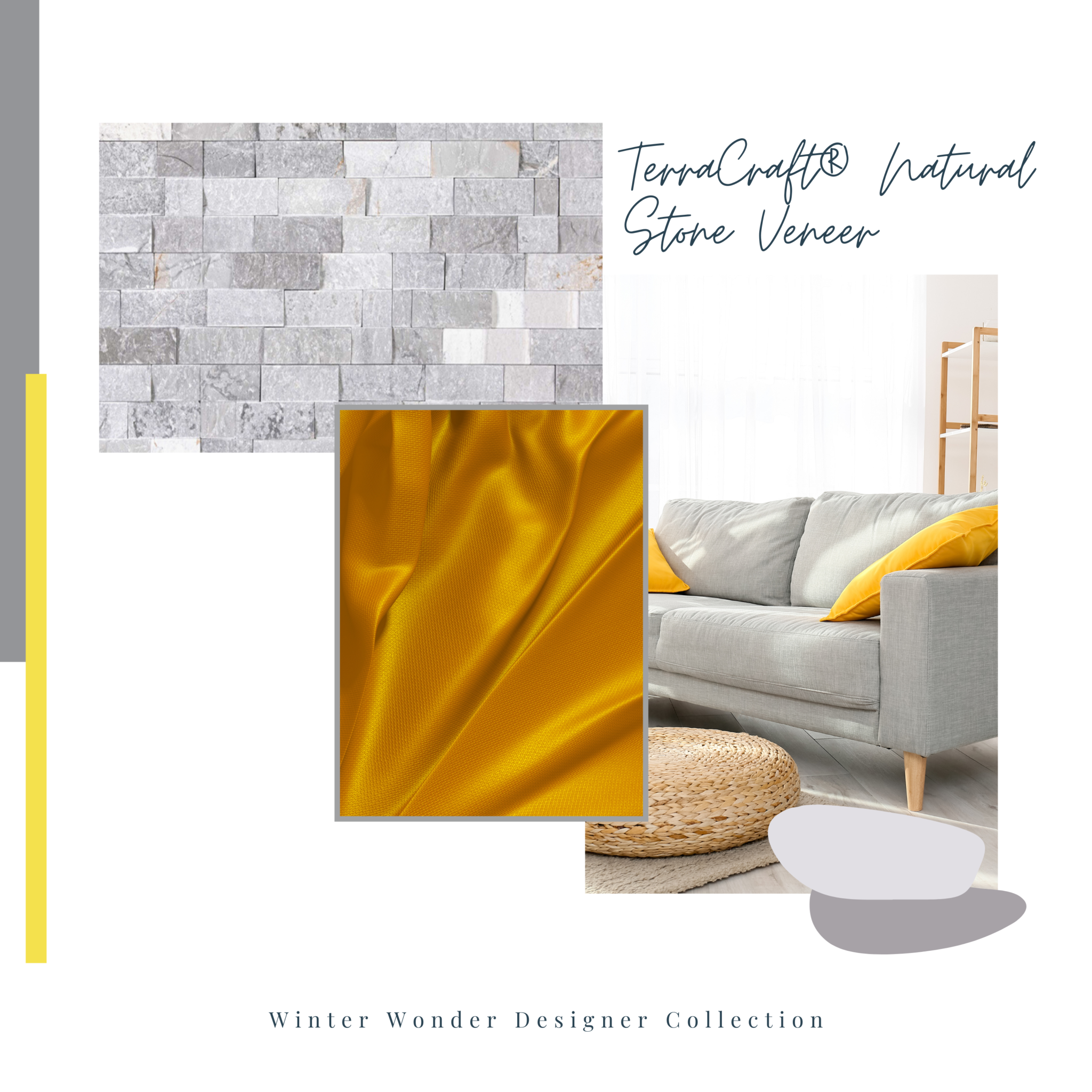 Soyez créatif avec la couleur Pantone de l'année 2021 - TerraCraft® Natural Stone Veneer