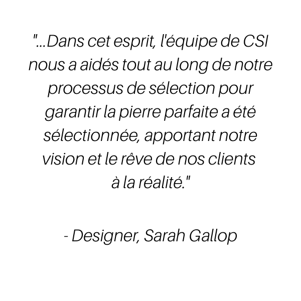 Testimonial par Sarah Gallop Testimonial par Sarah Gallop