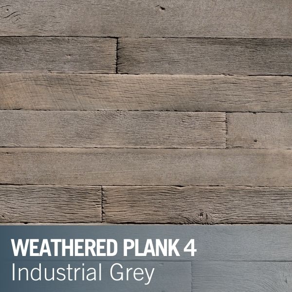 Dutch Quality Stone® - Weathered Plank 4, Industrial Grey