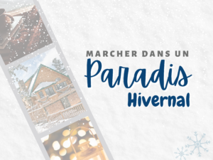 Marcher dans un Paradis Hivernal