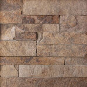 ThinCut™ Natural Stone - Ledgestone, Hawkeye avec joints de mortier serrés