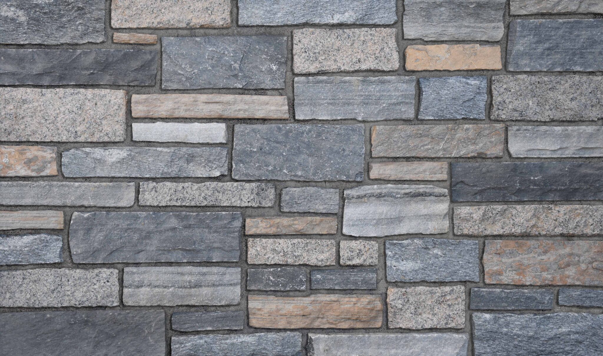 Pangaea® Natural Stone – Ledgestone, Providence avec demi pouce joints de mortier