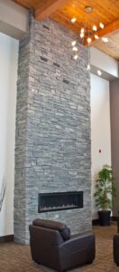 Colonial Brick & Stone - Split Face Ledgerock, Elite Blue