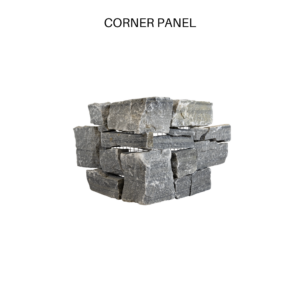 TIER® Natural Stone - Traditional, Grey Slate panneau de coin - en forme de L