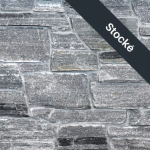 Colonial Brick & Stone - Split Face Ledgerock, Elite Blue avec demi pouce joints de mortier