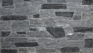 Colonial Brick & Stone - Split Face Ledgerock, Cheltenham Blend avec demi pouce joints de mortier