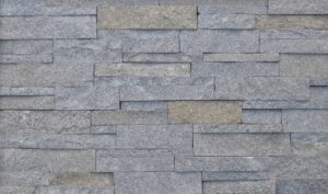 Pangaea® Natural Stone - Terrain Formfit Ledgestone, Chinook avec joints de mortier serrés