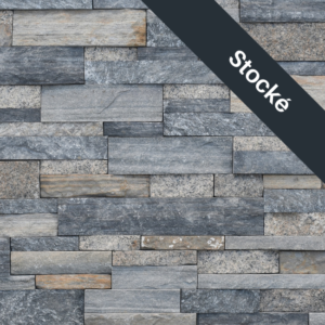 Pangaea® Natural Stone - Terrain Formfit Ledgestone, Providence avec joints de mortier serrés