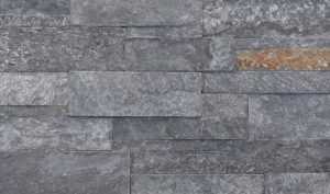 Pangaea® Natural Stone - 4 Course Ashlar Formfit, Diamond River avec joints de mortier serrés