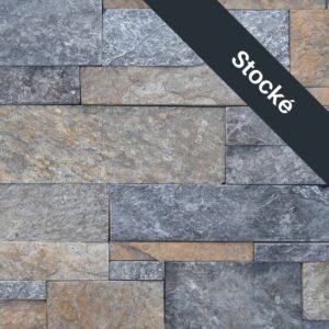 Pangaea® Natural Stone - 4 Course Ashlar Formfit, Lancaster avec joints de mortier serrés