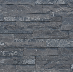 Pangaea® Natural Stone - Terrain Formfit Ledgestone, Black Rundle