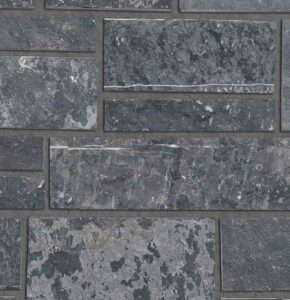Pangaea® Natural Stone – 3 Course Ashlar, Klondike avec demi pouce joints de mortier