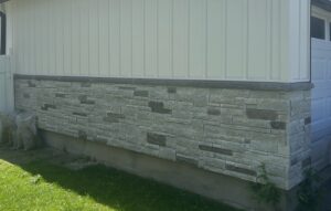Versetta Stone® – Rebord wainscot cap, stone grey