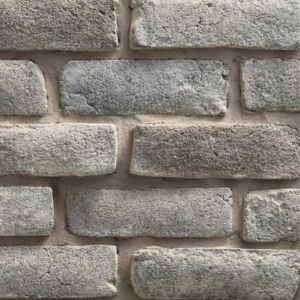 Dutch Quality Stone® - Handformed Brick™, Quail Grey avec demi pouce joints de mortier
