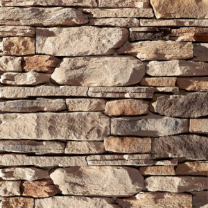 Dutch Quality - Ledgestone, Natural Blend avec joints de mortier serrés