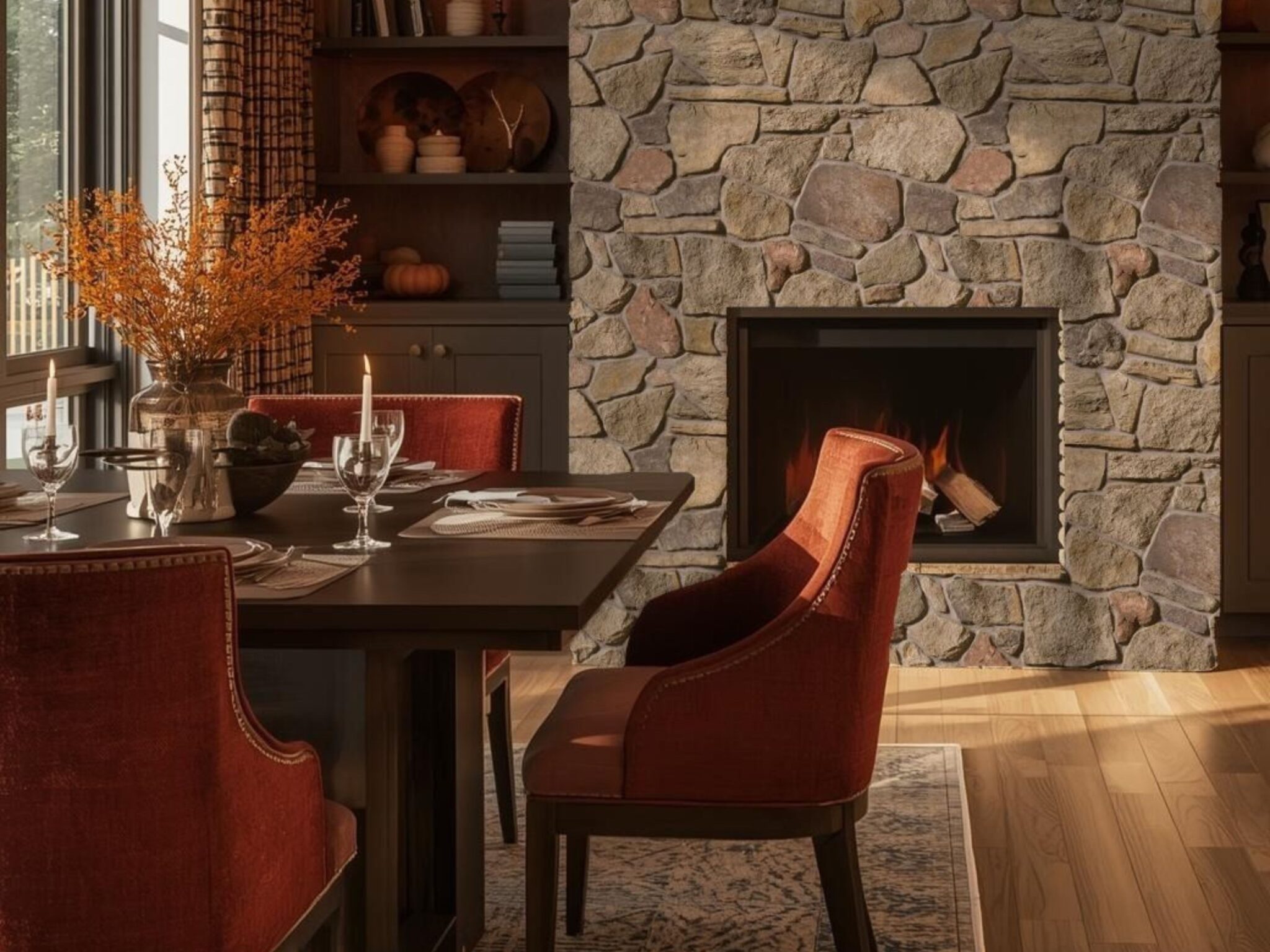 Apportez l'esprit de l'automne dans votre maison avec la pierre et la brique