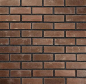 Flex Bricks - CWC, Maroon avec un joint de mortier noir d’un demi-pouce