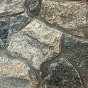 Colonial Brick & Stone - Random, Timothy's Blend avec demi pouce joints de mortier