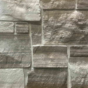 Colonial Brick & Stone - Sawn Height, Tigerstripe avec demi pouce joints de mortier
