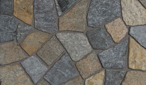Pangaea® Natural Stone – Fieldstone, Providence avec demi pouce joints de mortier