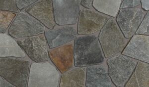 Pangaea® Natural Stone – Fieldstone, Sierra Ridge avec demi pouce joints de mortier