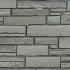 Pangaea® Natural Stone – Ledgestone, Grigio avec demi pouce joints de mortier