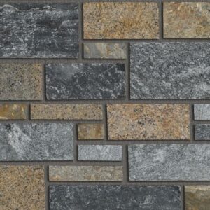 Pangaea® Natural Stone – 3 Course Ashlar, Providence avec demi pouce joints de mortier
