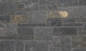 Pangaea® Natural Stone – 3 Course Ashlar, Klondike with half inch mortar joints