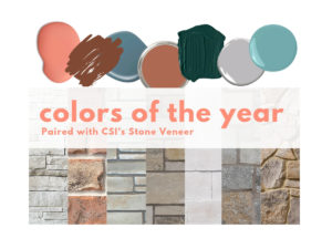 Colors of the Year and Stone Veneer
