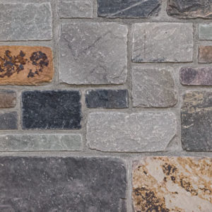 Pangaea® Natural Stone – 3 Course Ashlar, Oxford with half inch mortar joints