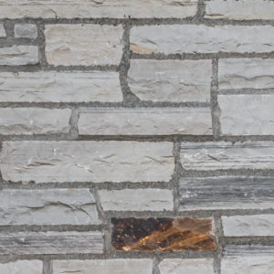 Pangaea® Natural Stone – Ledgestone, Grigio with half inch mortar joints