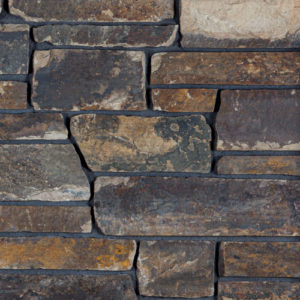 Pangaea® Natural Stone – Quarry Ledgestone®, Thunder Ridge with half inch mortar joints