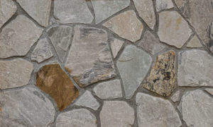 Pangaea® Natural Stone – Fieldstone, Grigio with half inch mortar joints