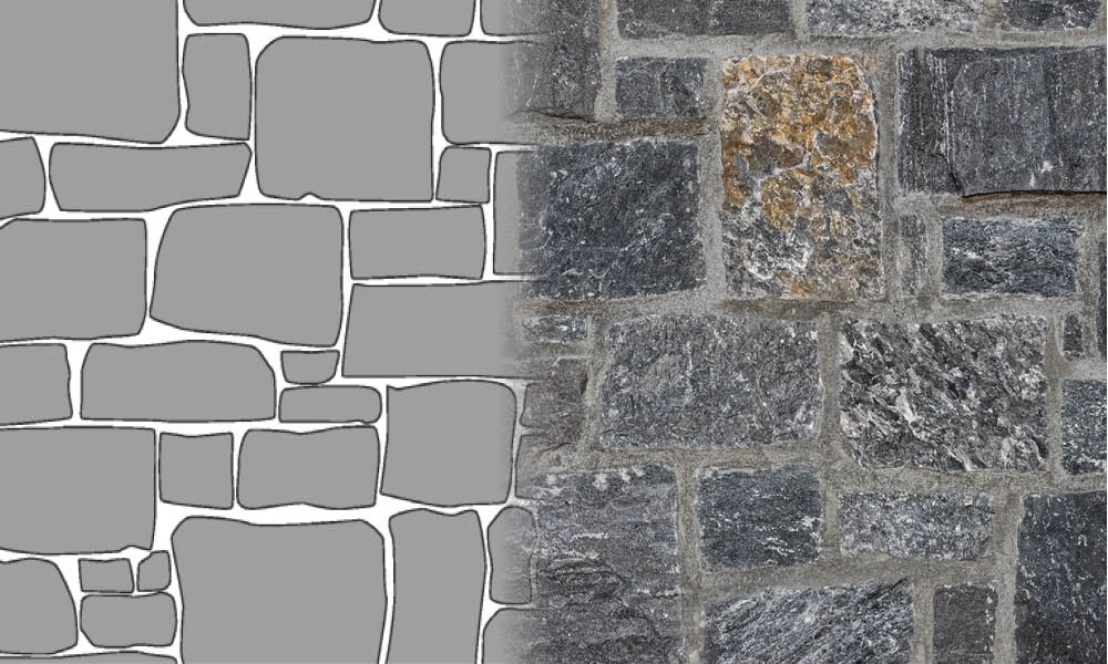 Different Styles of Stone Veneers_Random Ashlar