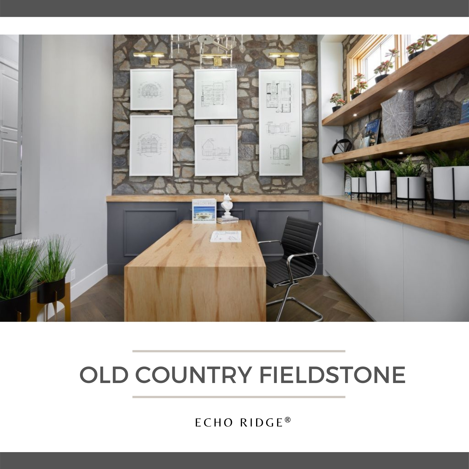 Modern Home Office_Cultured Stone