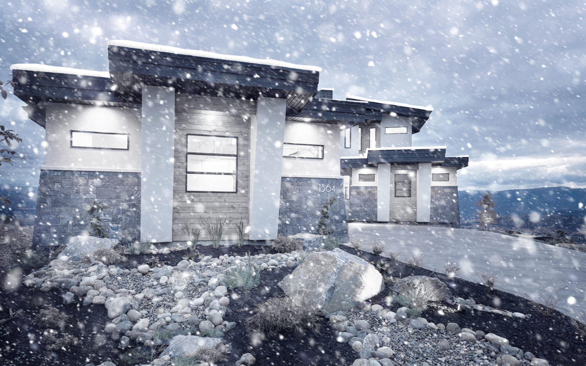 Pangaea® Natural Stone - Castlestone, Black Rundle
