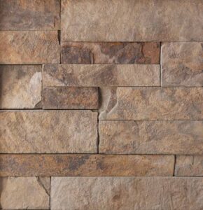 ThinCut™ Natural Stone - Ledgestone, Hawkeye with tight fit mortar joints