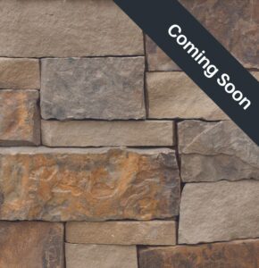 ThinCut™ Natural Stone - Random Height, Black Hills Rustic with tight fit mortar joints