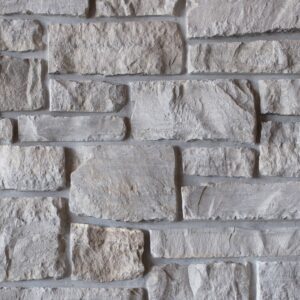 ThinCut™ Natural Stone - Random Height, Brookhaven with half inch mortar joints