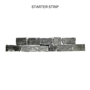 TIER® Natural Stone - Traditional, Grey Slate Starter Strip