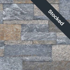 Pangaea® Natural Stone - 4 Course Ashlar Formfit, Providence with tight fit mortar joints