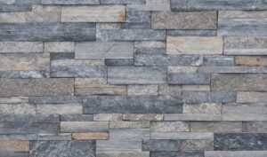 Pangaea® Natural Stone - Terrain Ledgestone Formfit, Providence with tight fit mortar joints